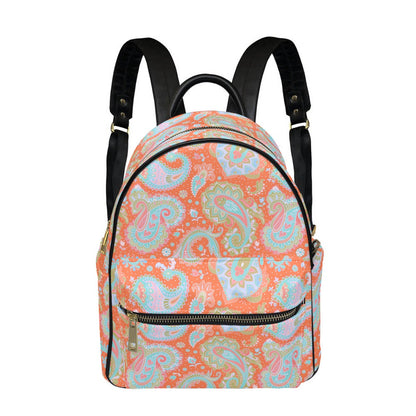 Colorful Paisley Small Size Backpack