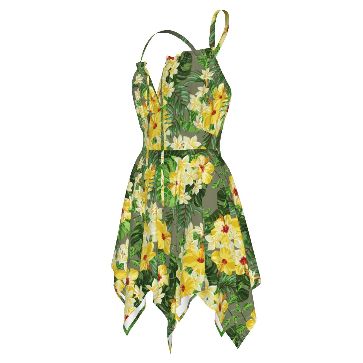 Tropical Flowers Women's Slip Dress