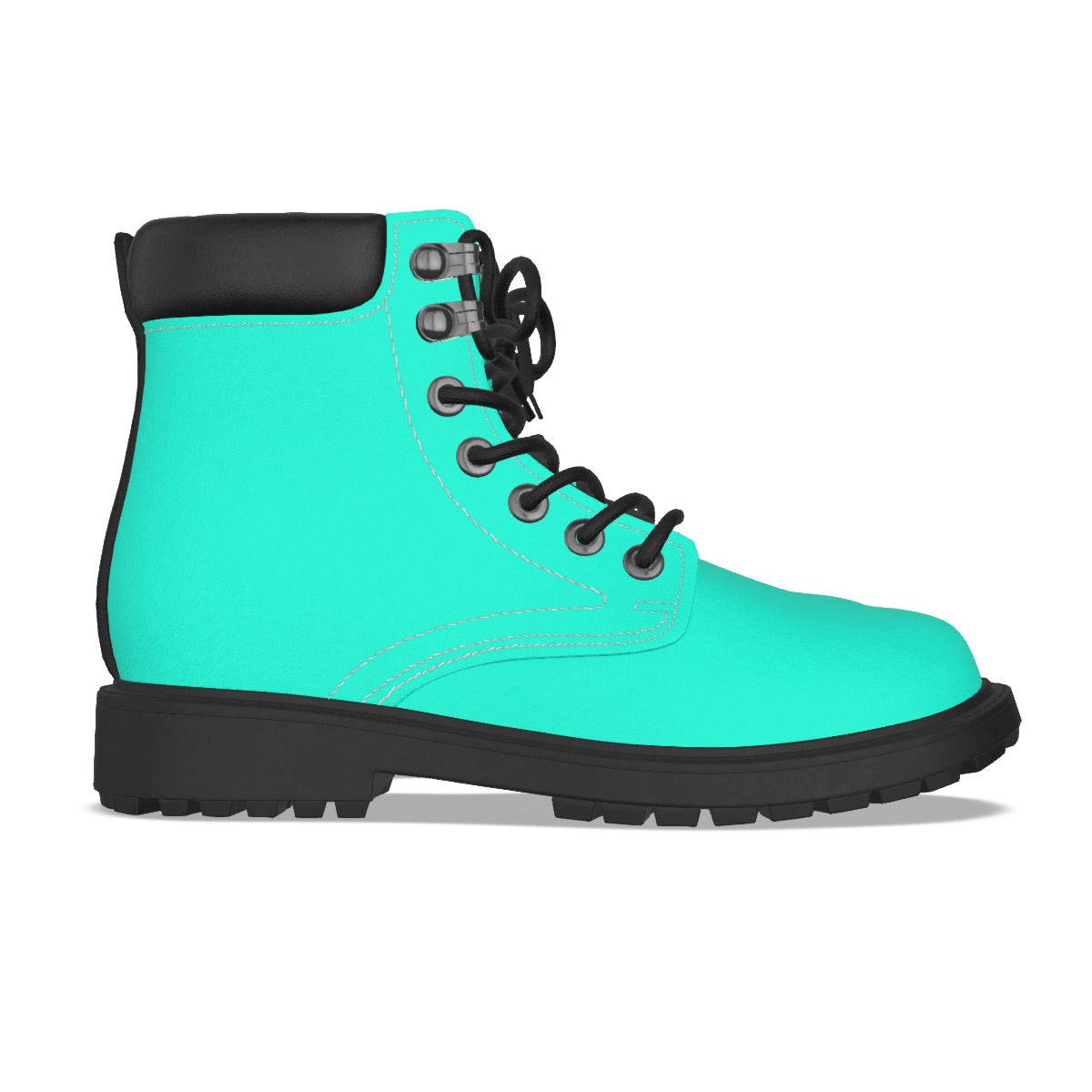 Krown Me King Teal and Black Women's Short Boots