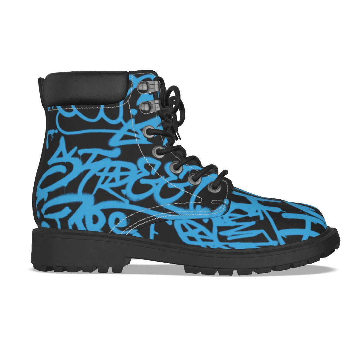 Graffiti Style Women's Short Boots