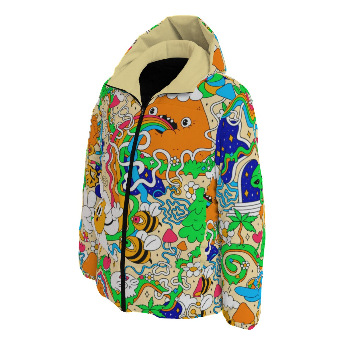 Trippy Psychedelic Winter Time Jacket Unisex