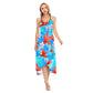 Tropical Hibiscus Flowers Cami Vest Top Dress
