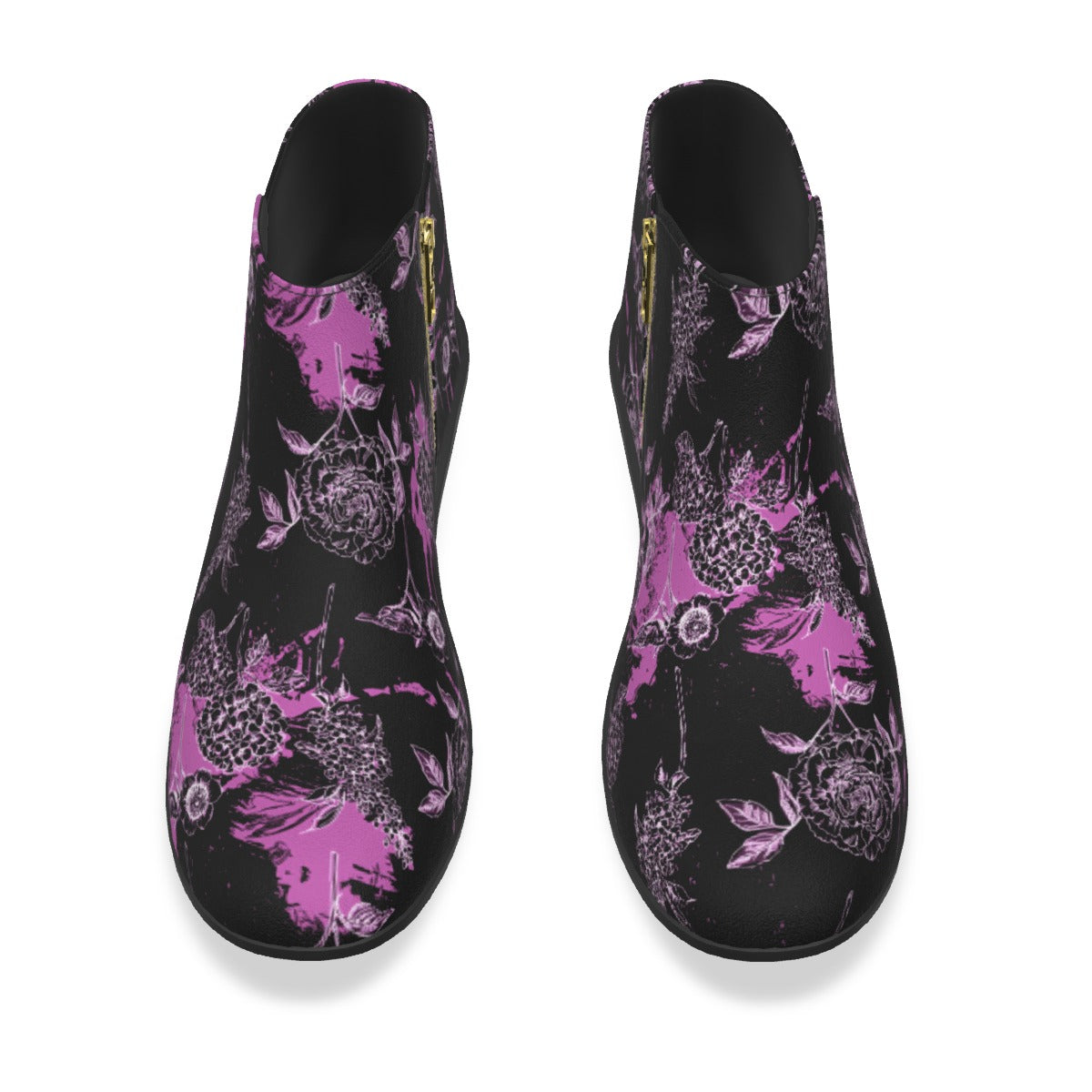 Cris'sai's Pretty Little Flowers Men's Fashion Boots