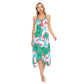 Tropical Hibiscus Flowers Cami Vest Top Dress