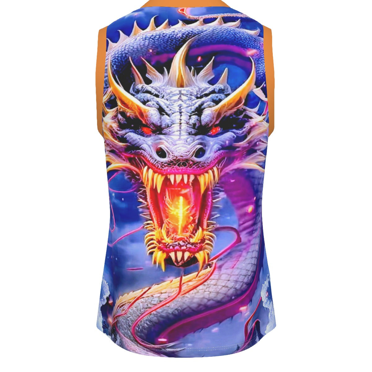 Men's Dragon V Neck Basketball Top