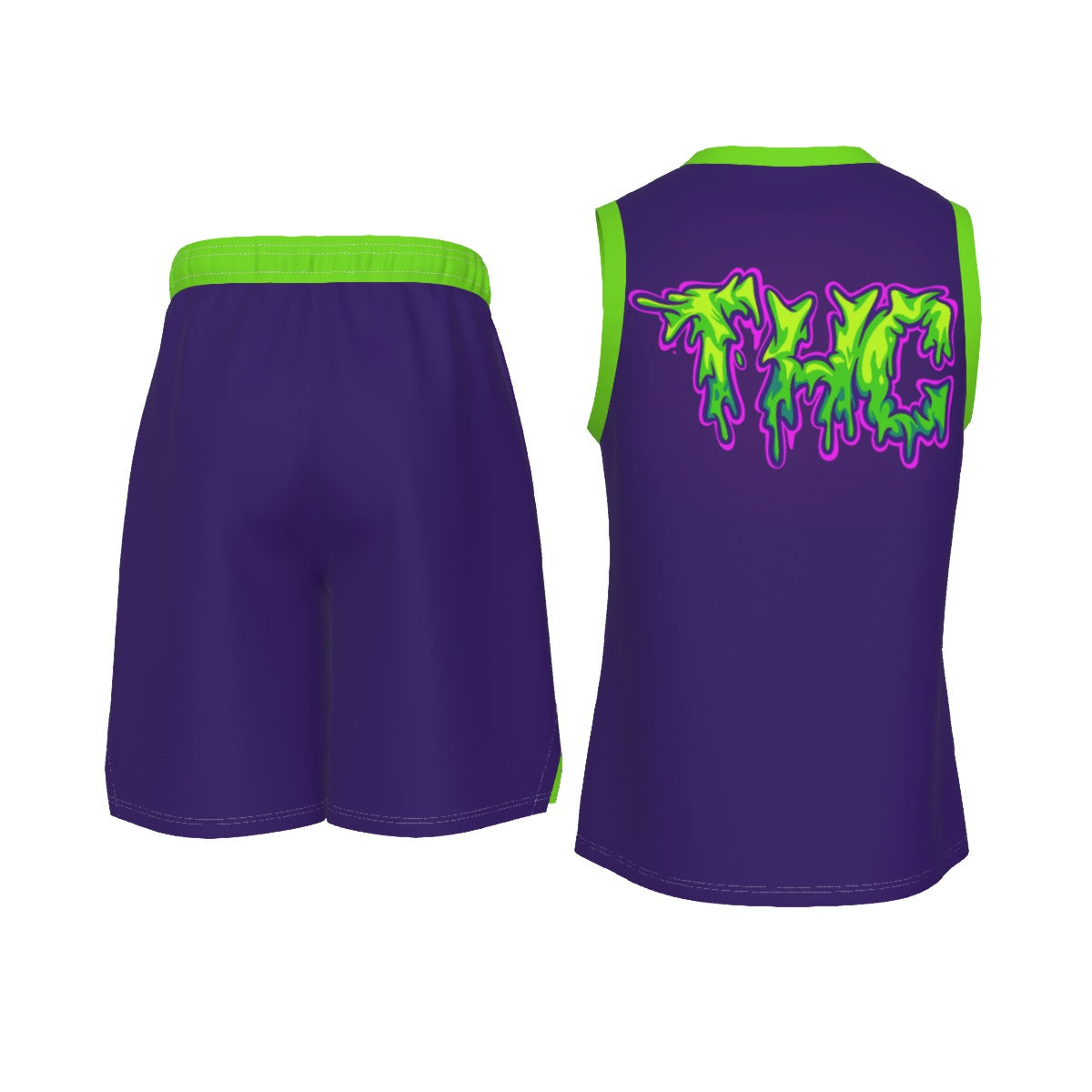 Men's THC Stoners Only V Neck Basketball Suit