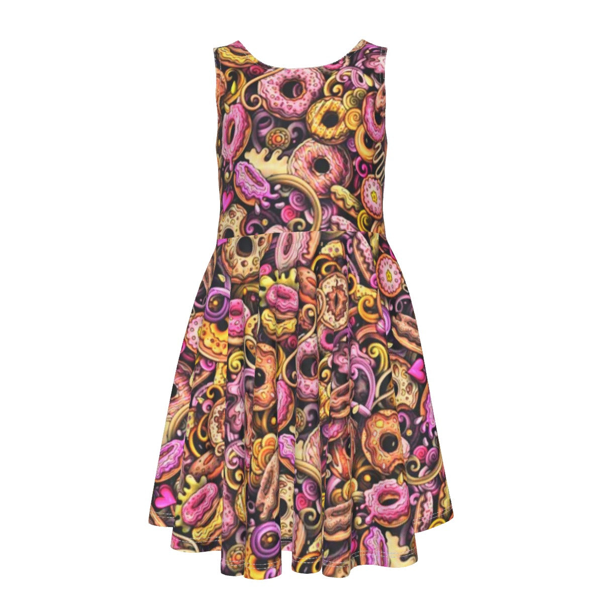 Sweet Treats Kid's Sleeveless Vest Dress