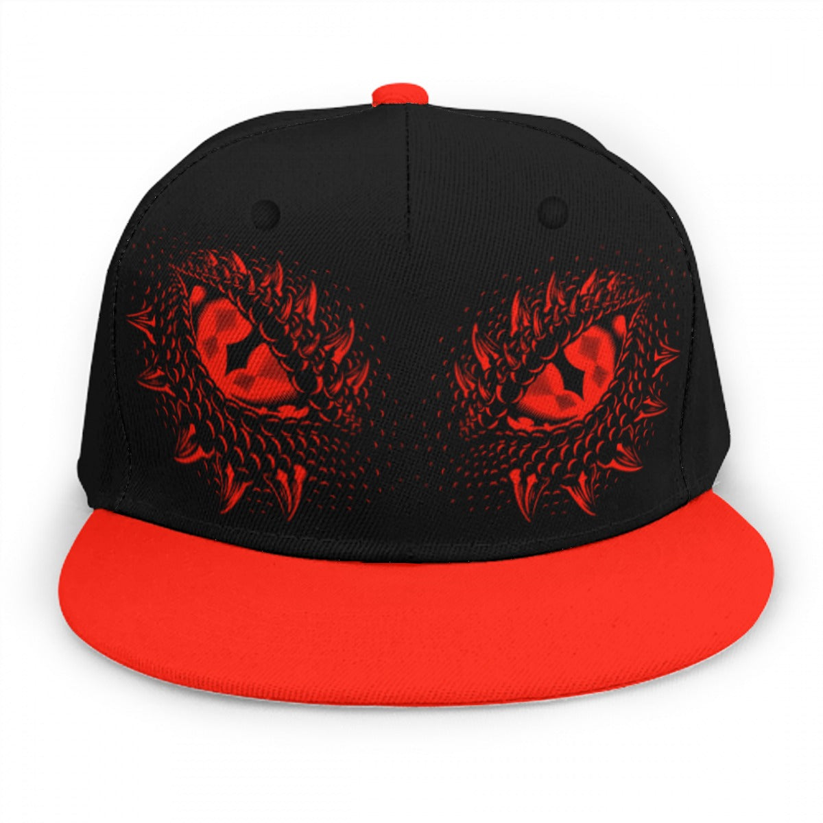 Red & Black Dragons Eyes Snap Back