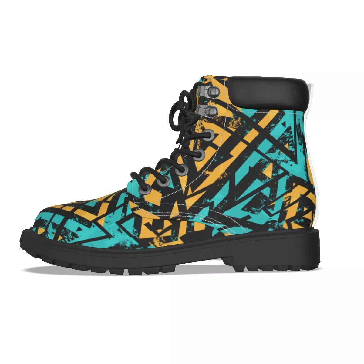 Graffiti Style Women's Short Boots