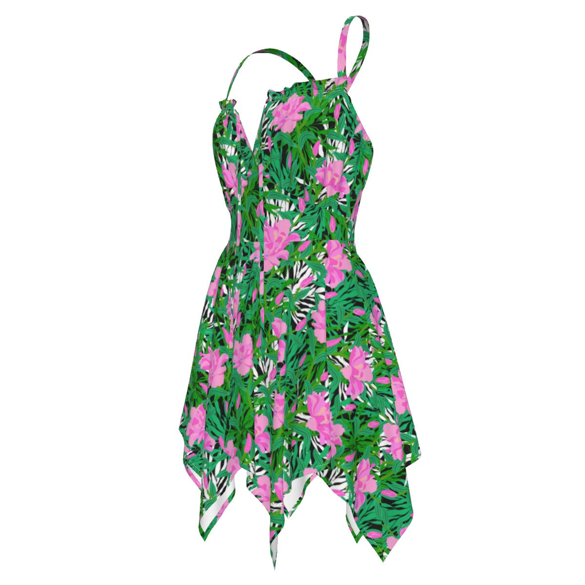 Tropical Flowers Women's Slip Dress