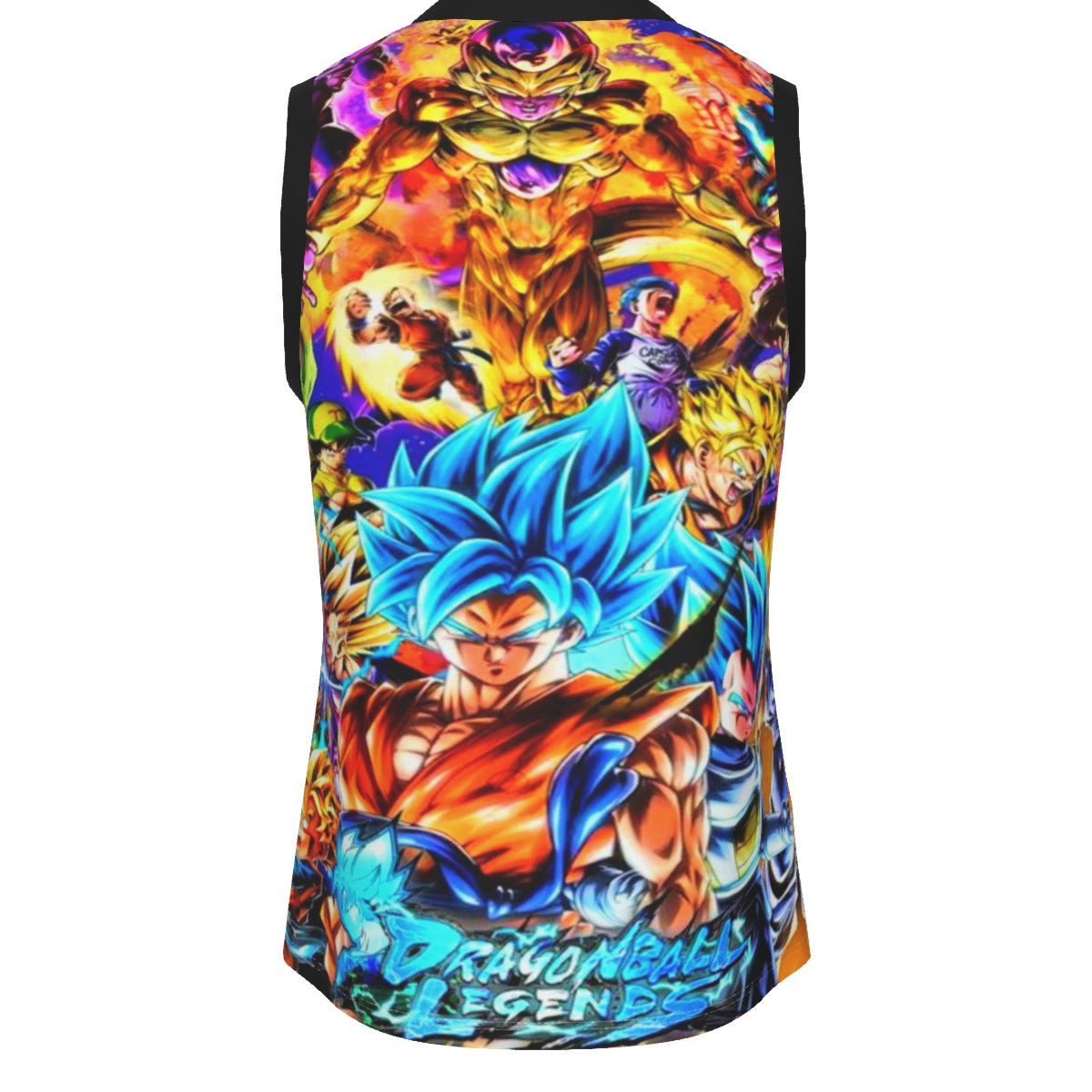 Dragon Ball Z Men's V Neck Basketball Top