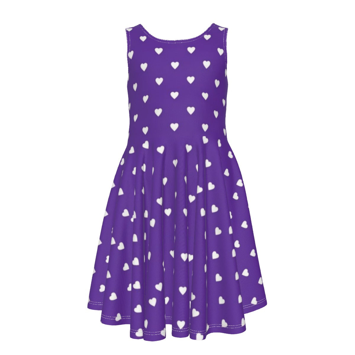 Her Heart Kid's Sleeveless Vest Dress