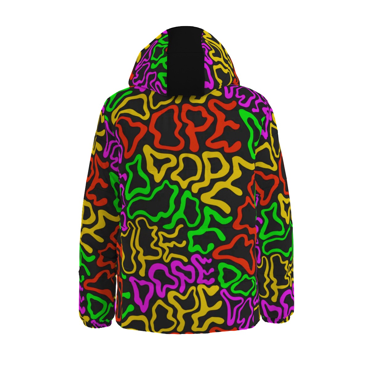 Stay High Trippy Winter Time Jacket Unisex