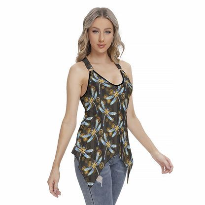 Mechanical Dragonflies Women's Skinny Sport Tank Top