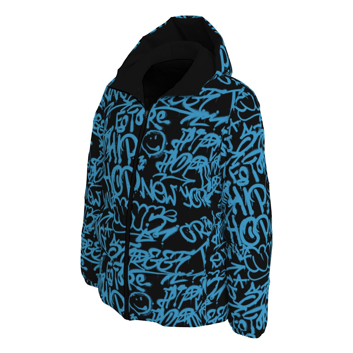 Graffiti Style Winter Time Jacket Unisex