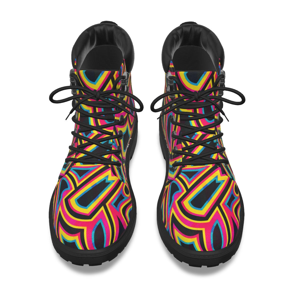 Graffiti Style Women's Short Boots