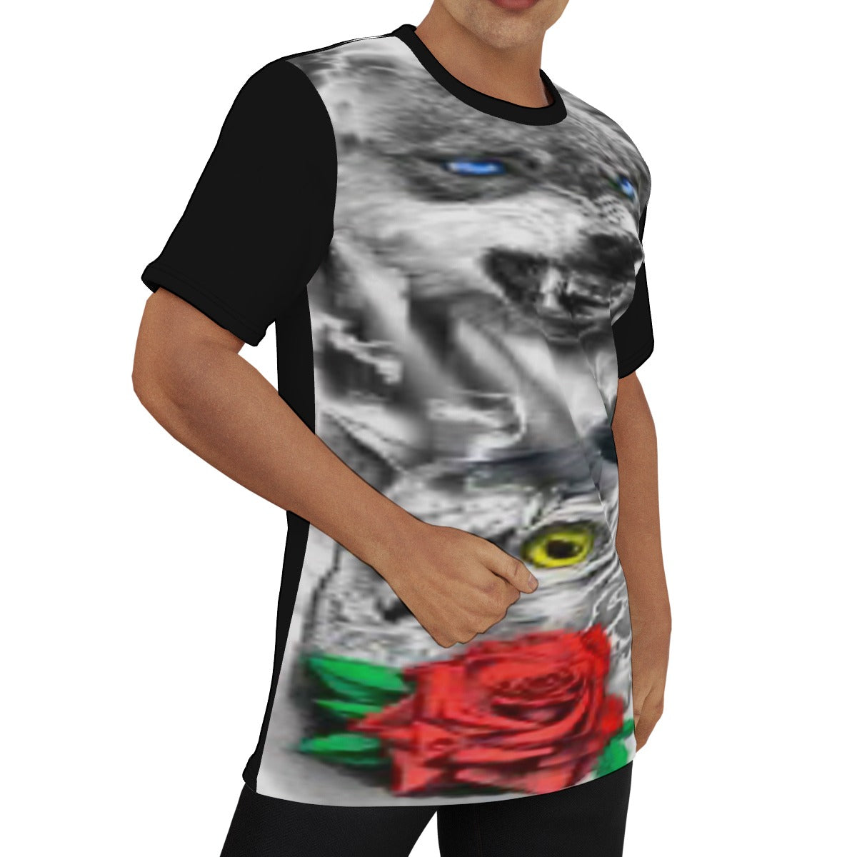 Men's Tattoo Style O-Neck T-Shirt