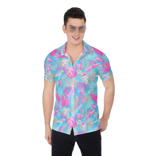 Tropical Summer Men's Button Up Shirt