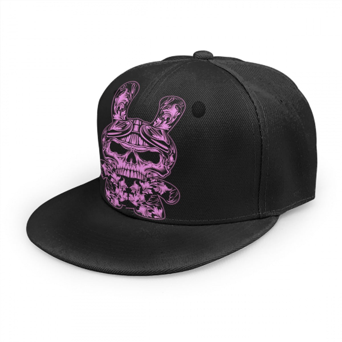 Black & Pink B RABB Snap Back