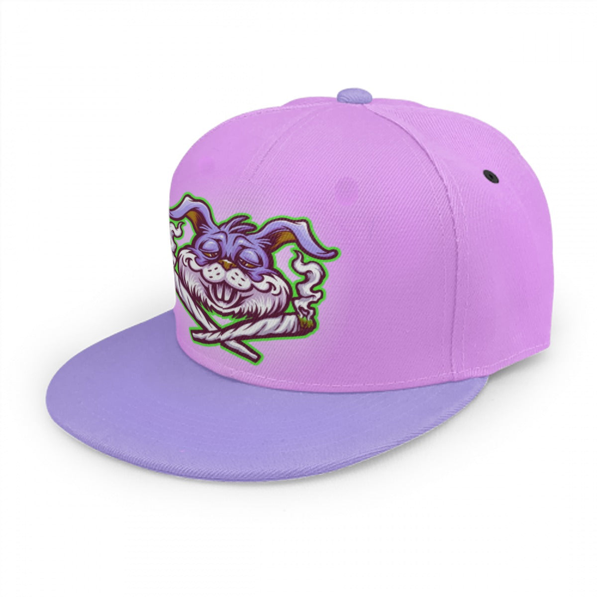 Purple & Blue Stoners Only Rabbit Snap Back