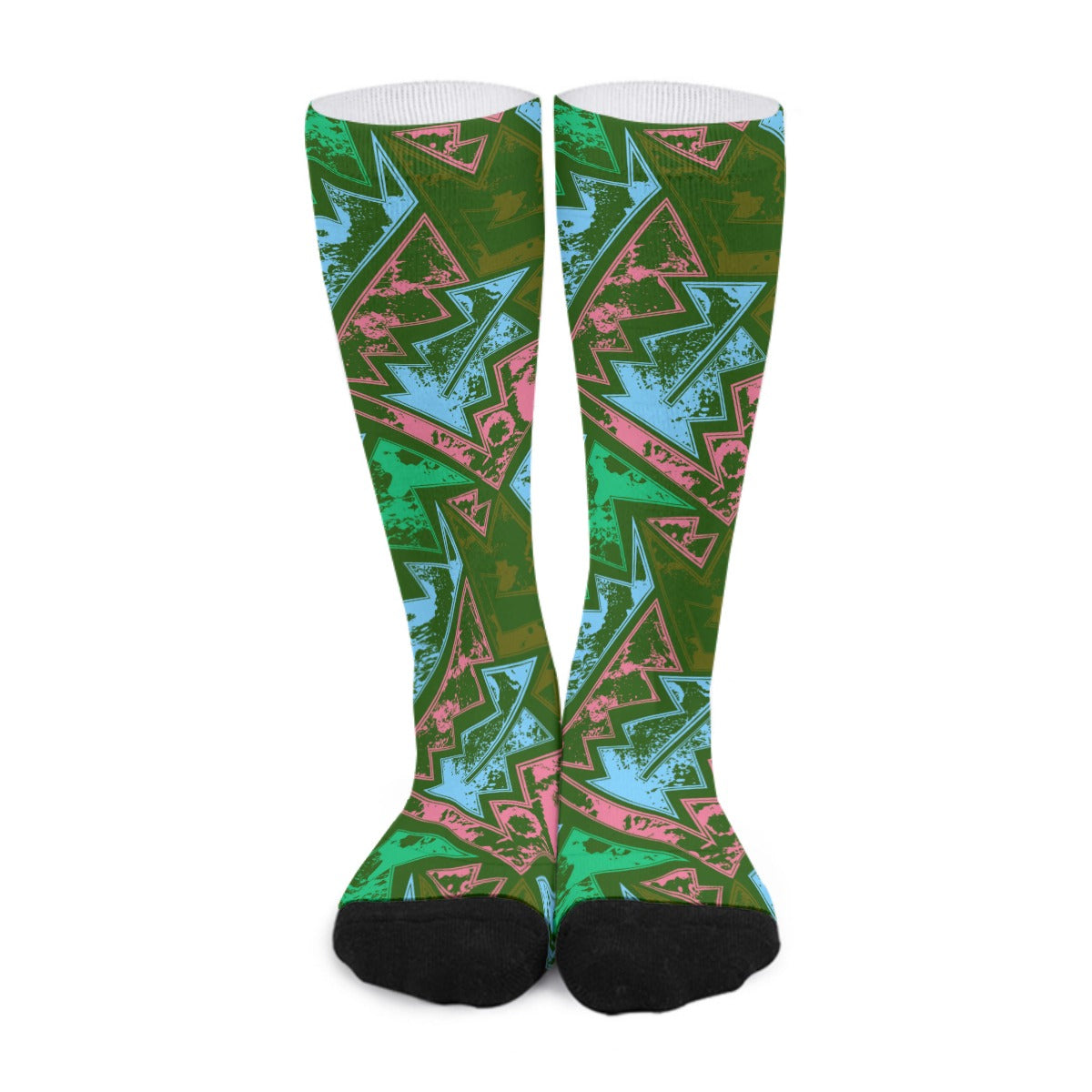 Abstract Long Socks