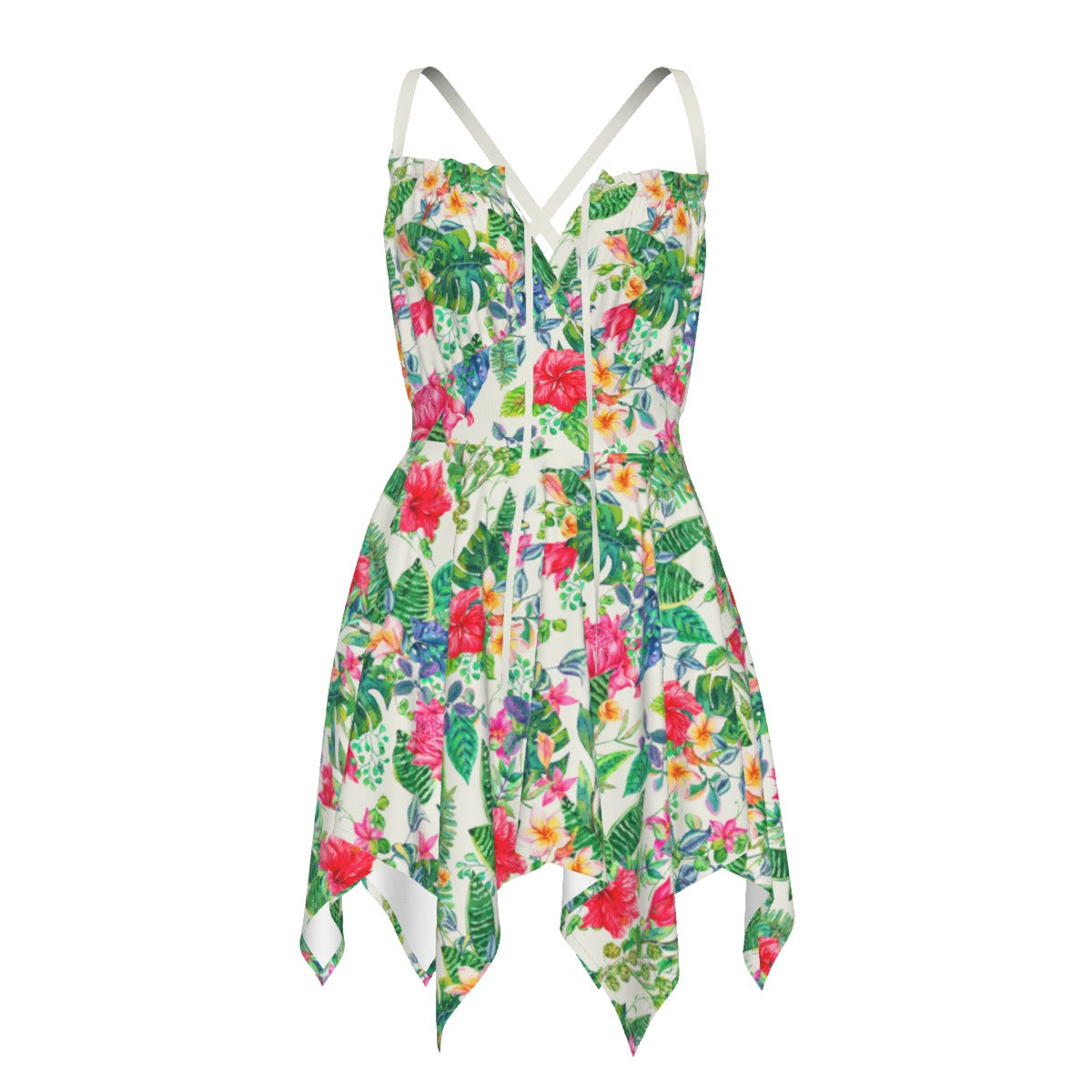 Women's Tropical Flowers Slip Dress