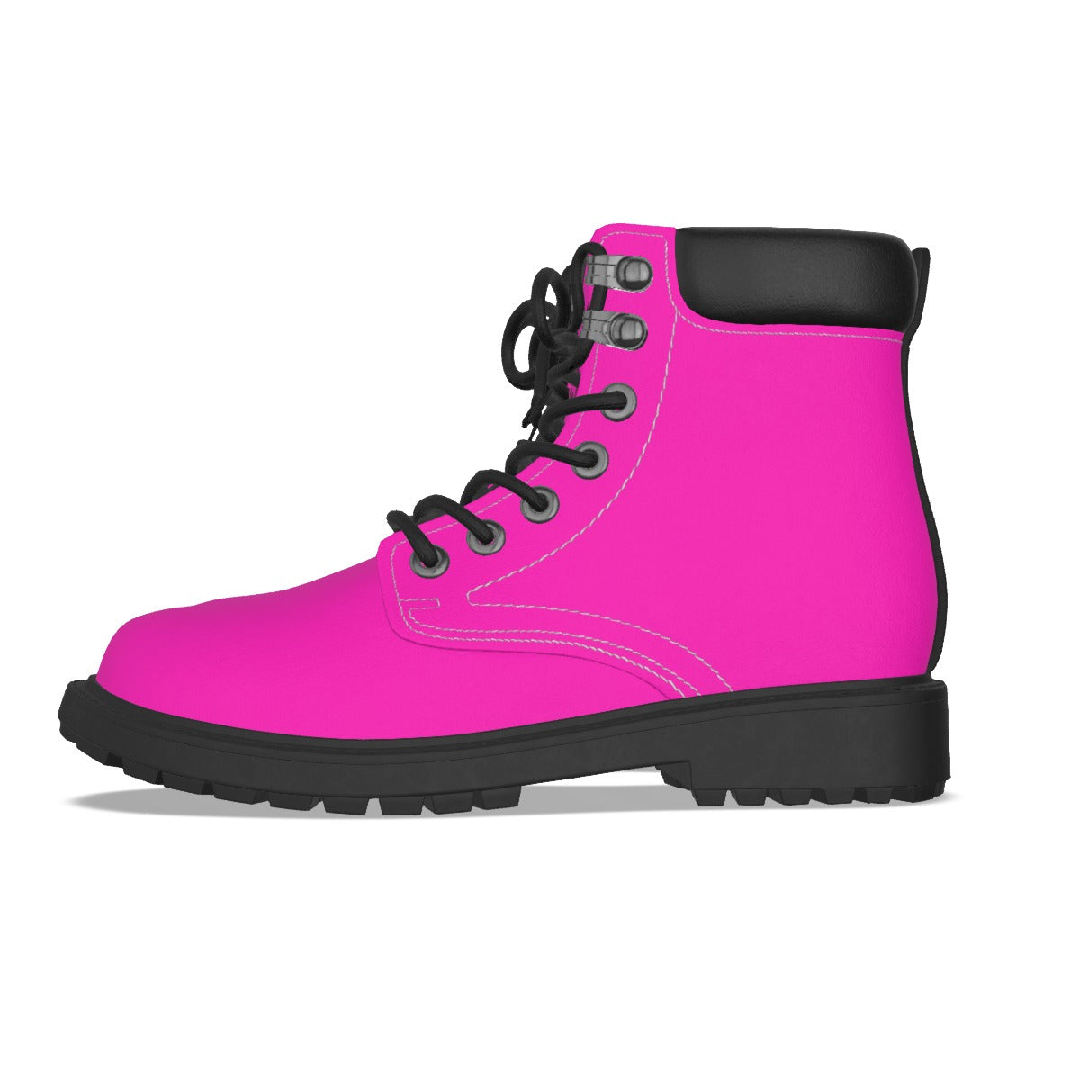 Krown Me King Pink and Black Men's Short Boots