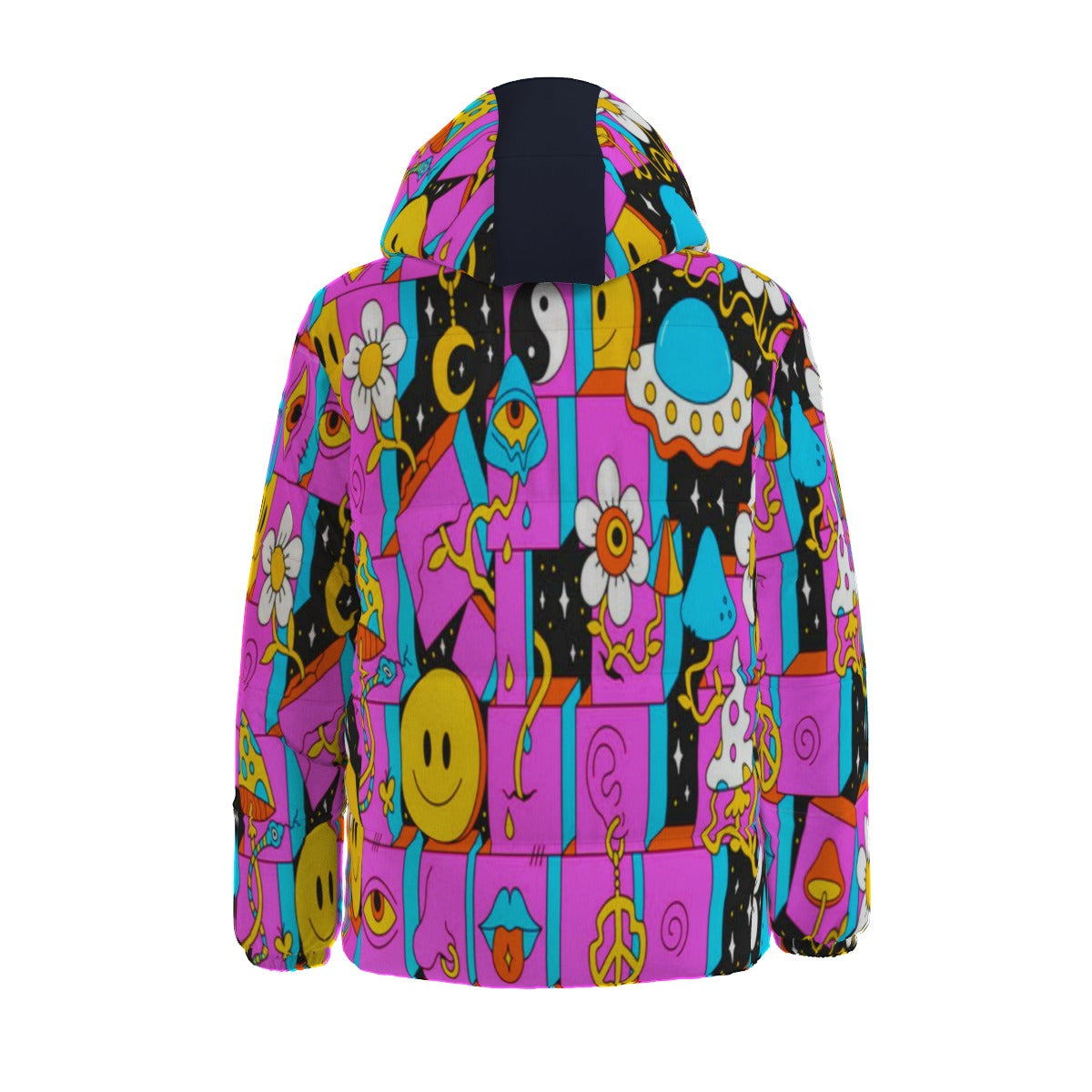 Trippy Psychedelic Winter Time Jacket Unisex