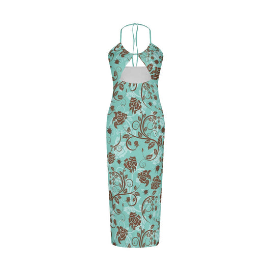 Cute Floral Women's Sexy Hollow Cami Dress