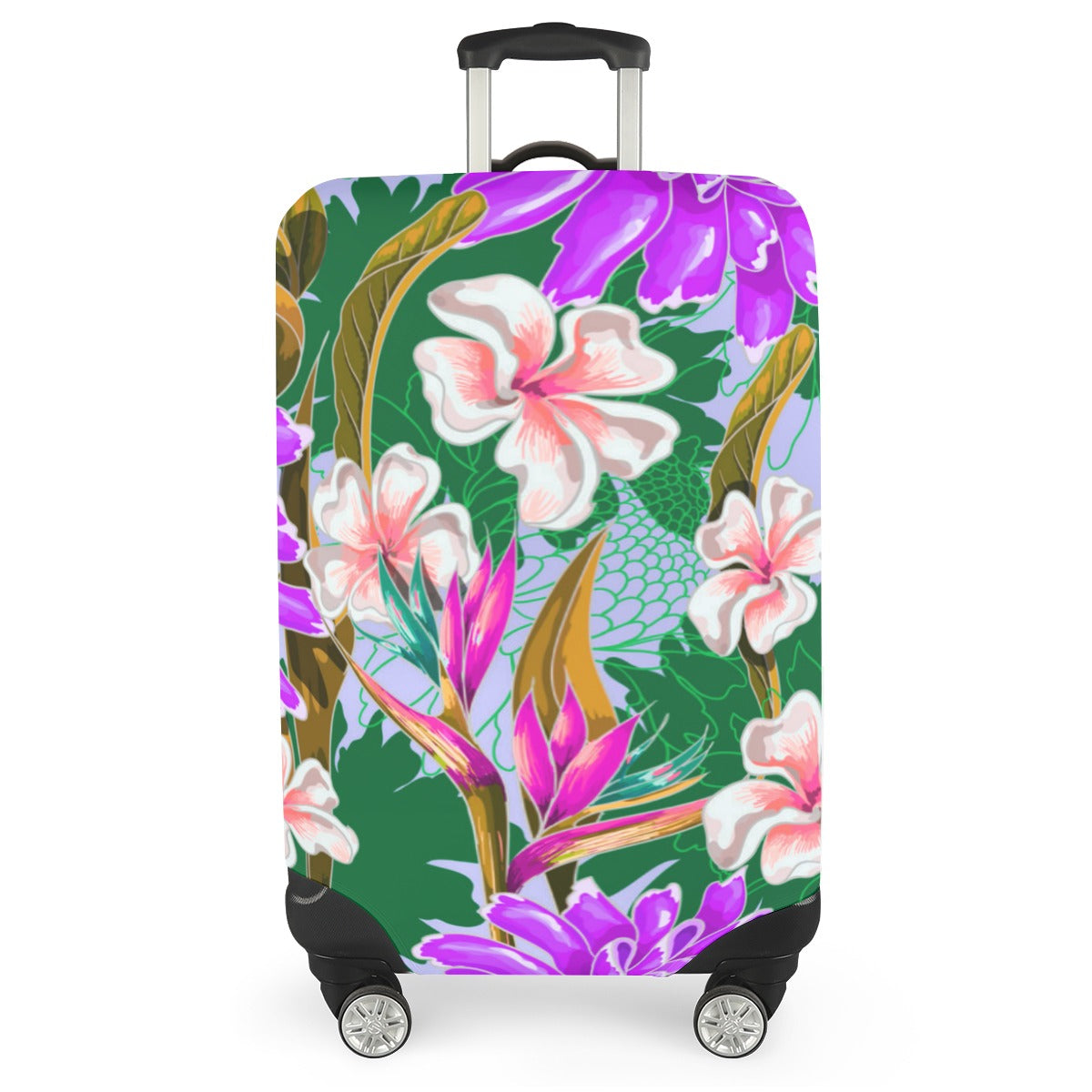 Tropic Vibes Luggage Cover (With Belt)