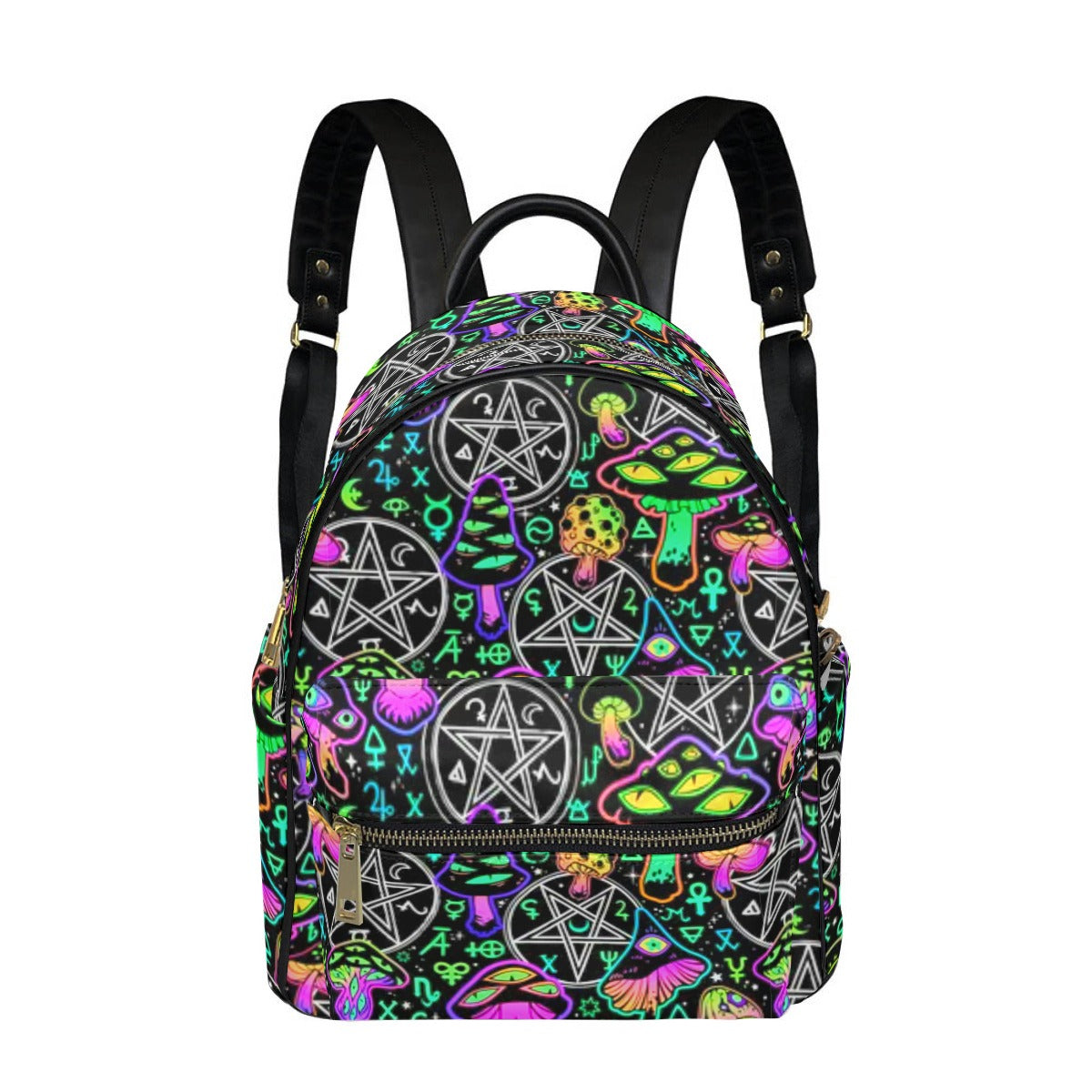 Magic Mushrooms Small Size Backpack