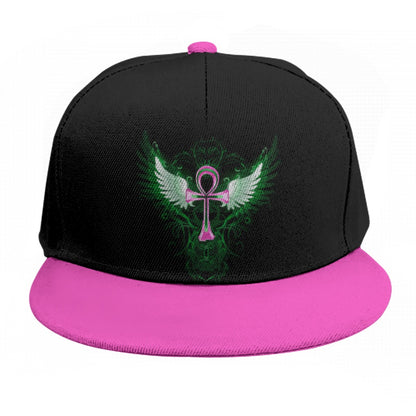 Pink Ankh Snap Back