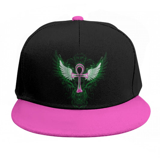 Pink Ankh Snap Back