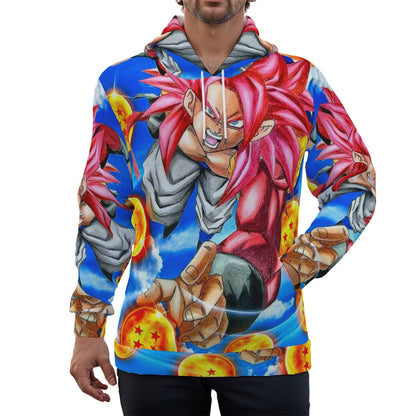 Goku With Dragon Balls Unisex Pullover Hoodie