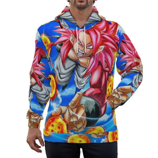 Goku With Dragon Balls Unisex Pullover Hoodie