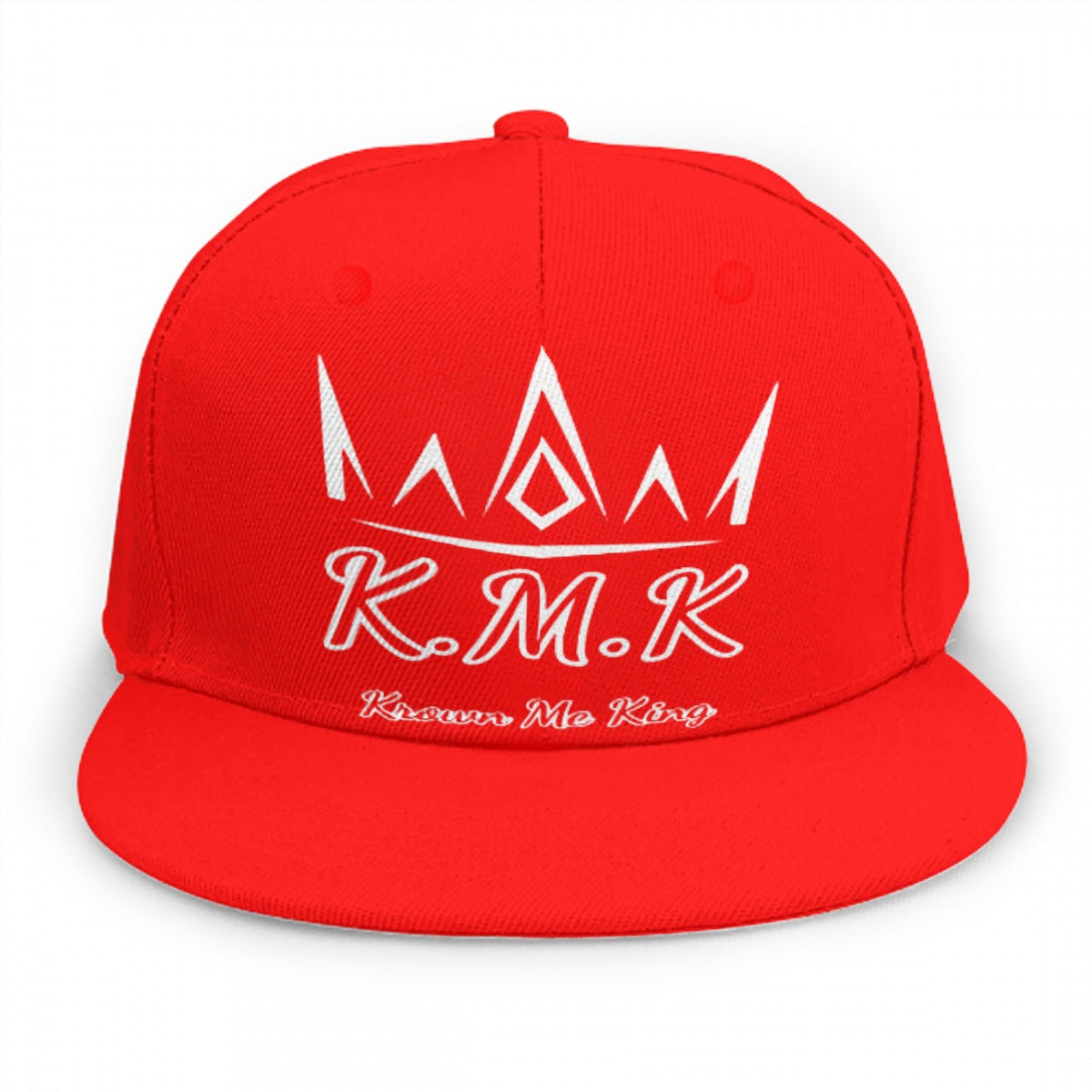 Red & White Krown Me King Snap Back