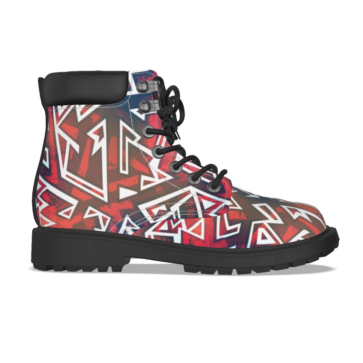 Graffiti Style Women's Short Boots