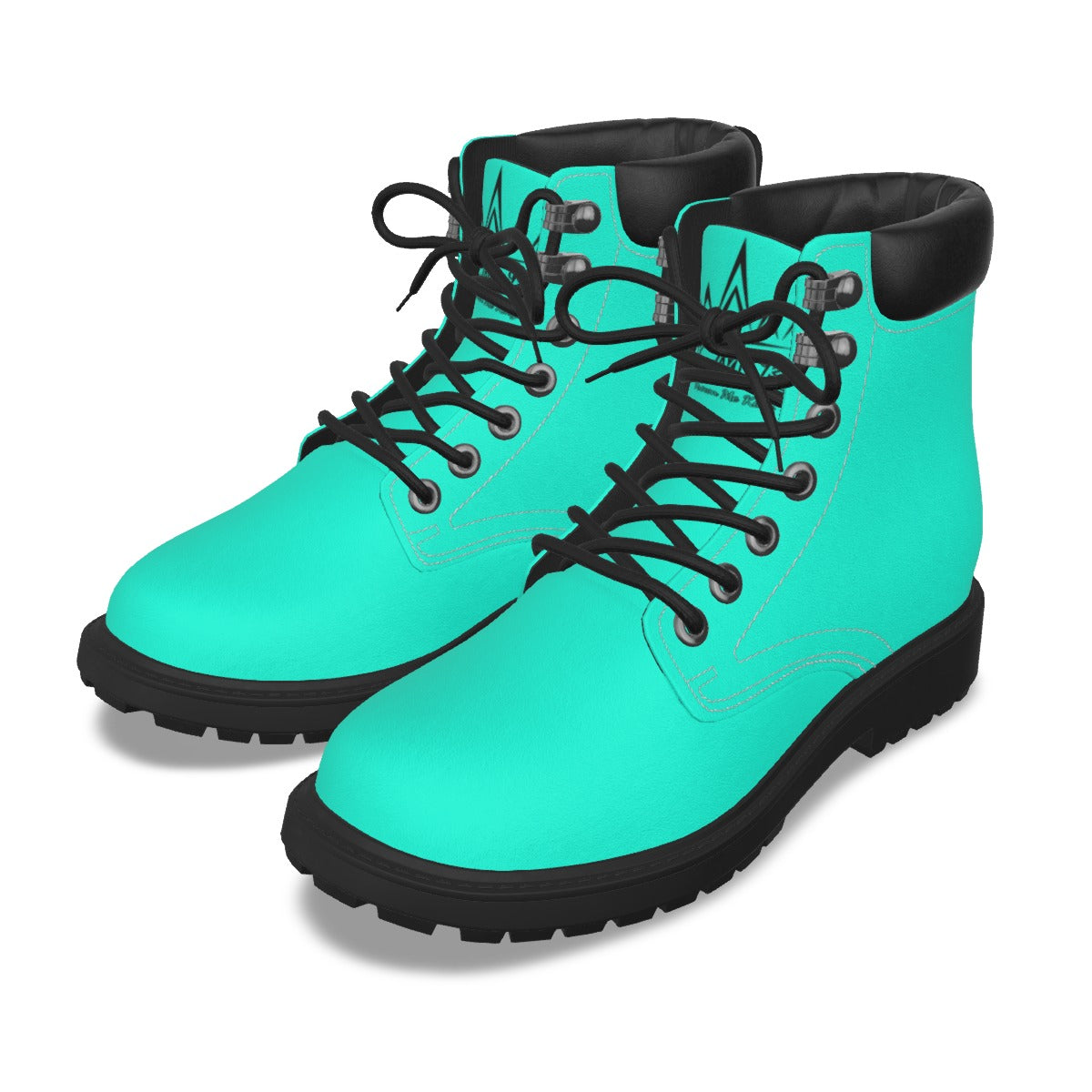 Krown Me King Teal and Black Women's Short Boots