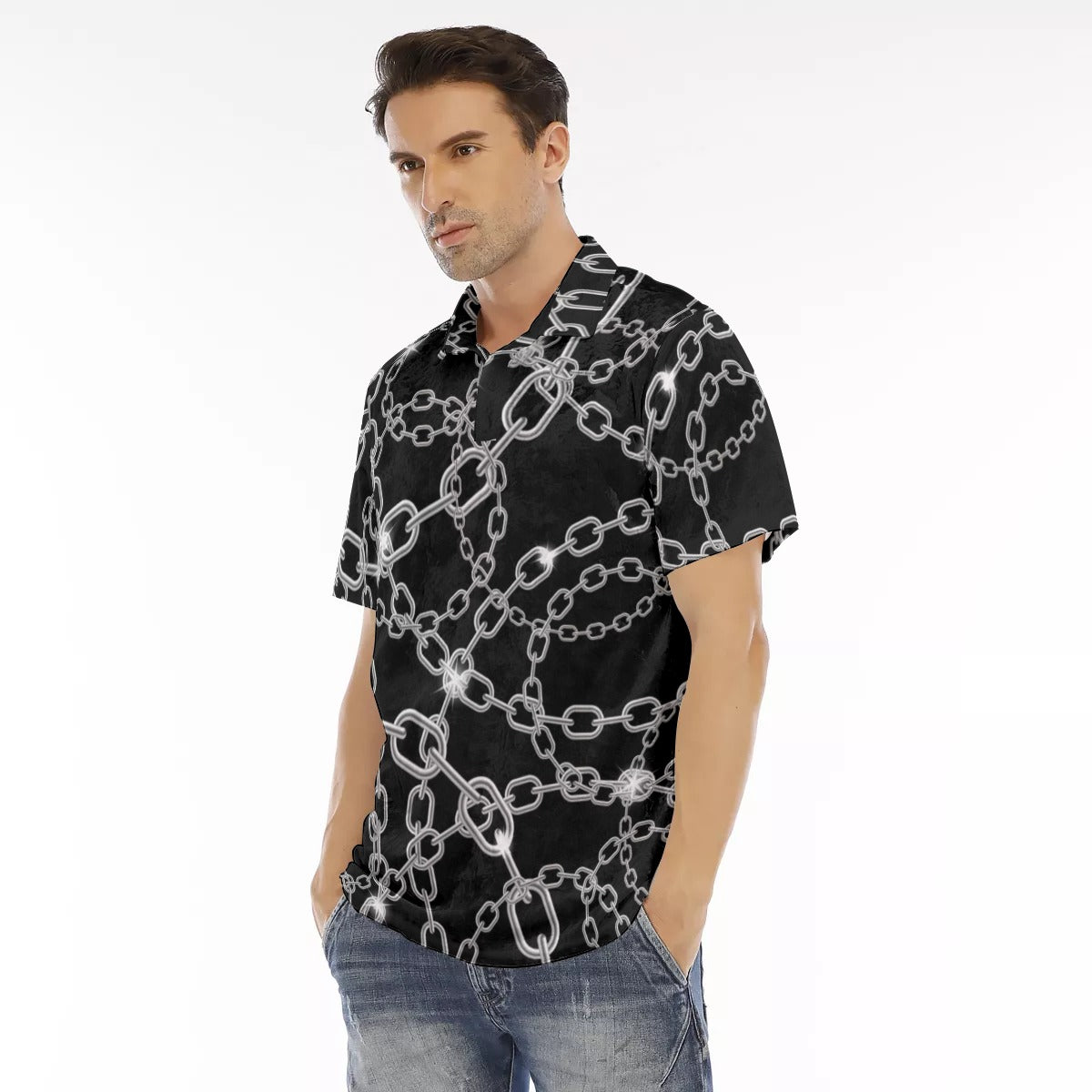 Brake The Chains Men's Polo Shirt