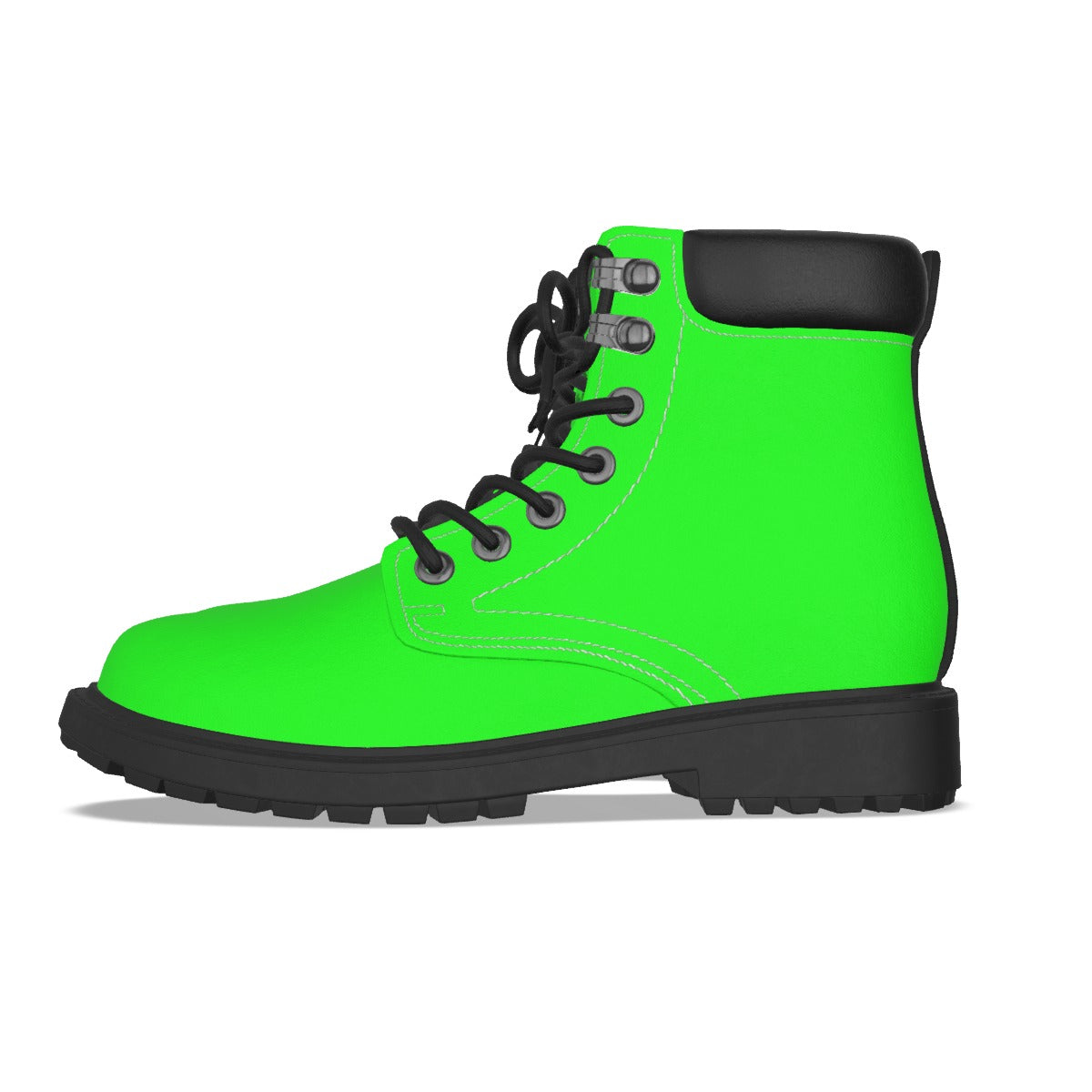 Krown Me King Green and Black Women's Short Boots