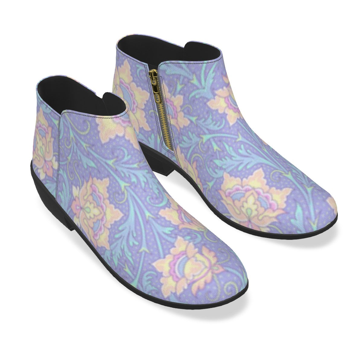 Fantastic Flowers Men's Fashion Boots