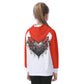 Kid's Gothic Hearts Raglan Pullover Hoodie