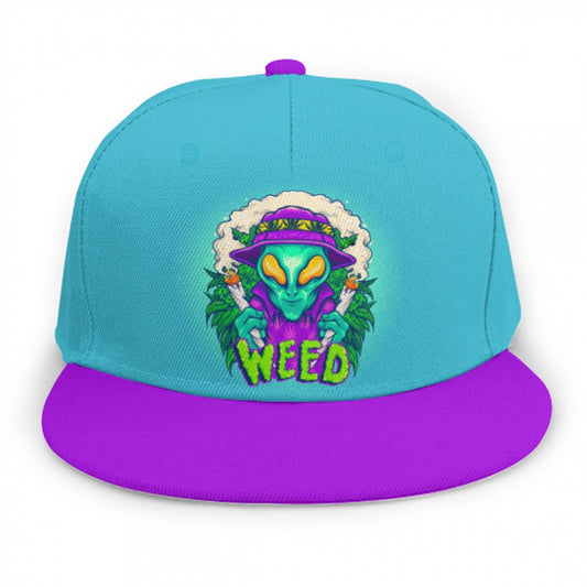 Alien Stoners Only Blue & Purple Snap Back