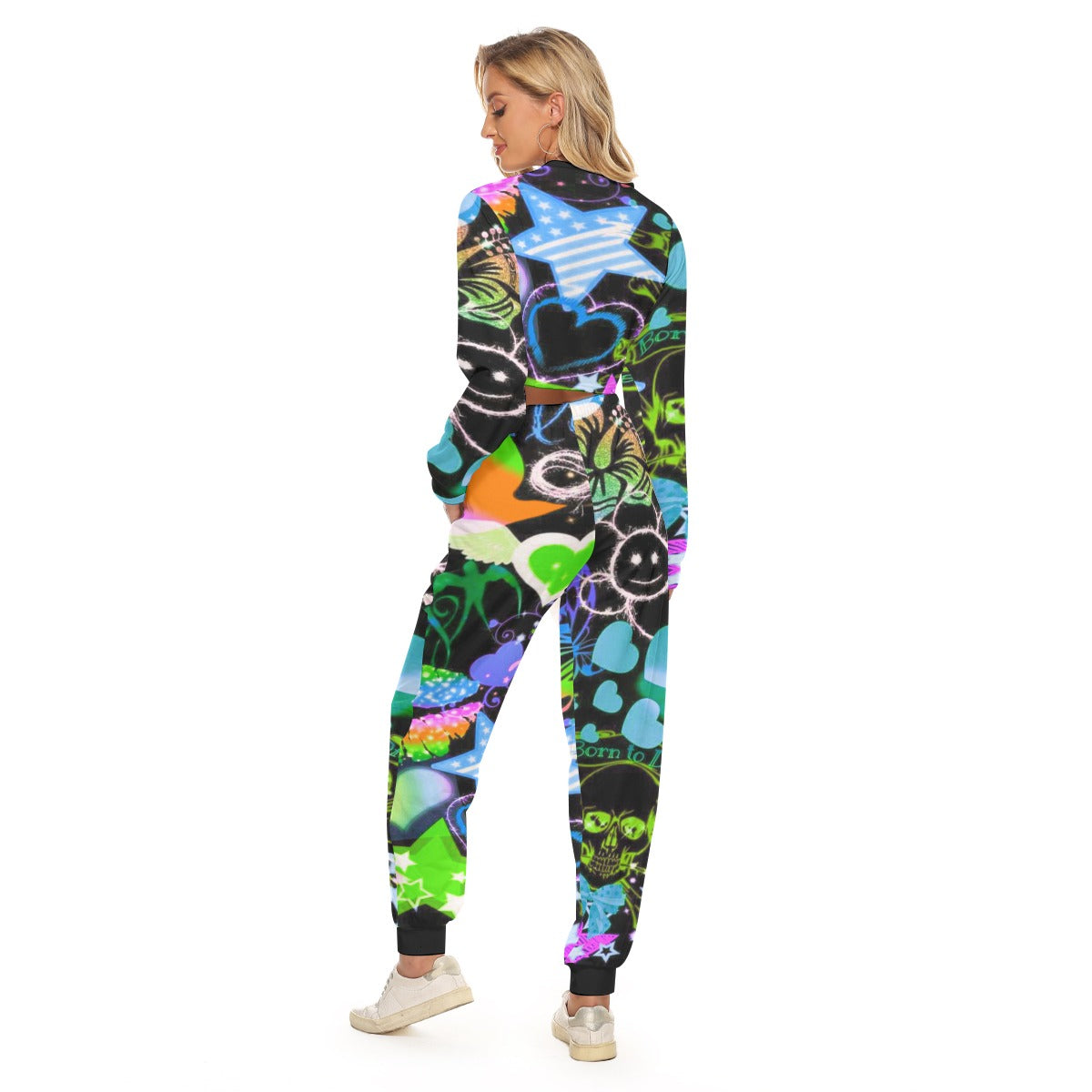 Women's Too Cool Crop Sweatshirt Suit