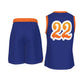 Hoop Vibes #22 Men's V Neck Basketball Suit