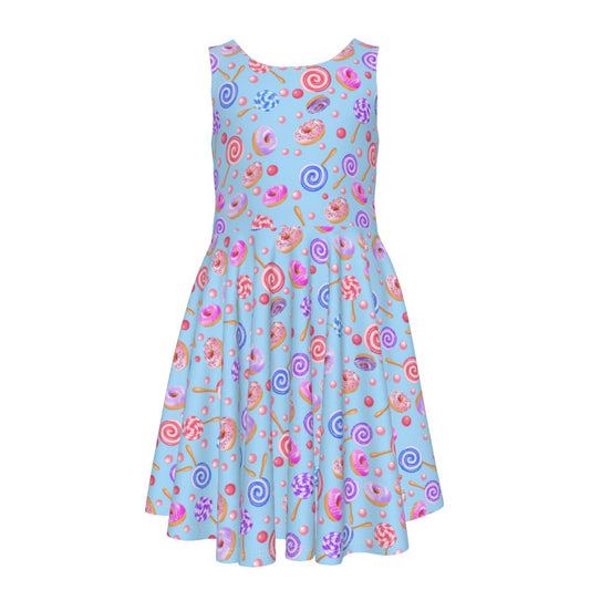 Sweet Treats Kid's Sleeveless Vest Dress