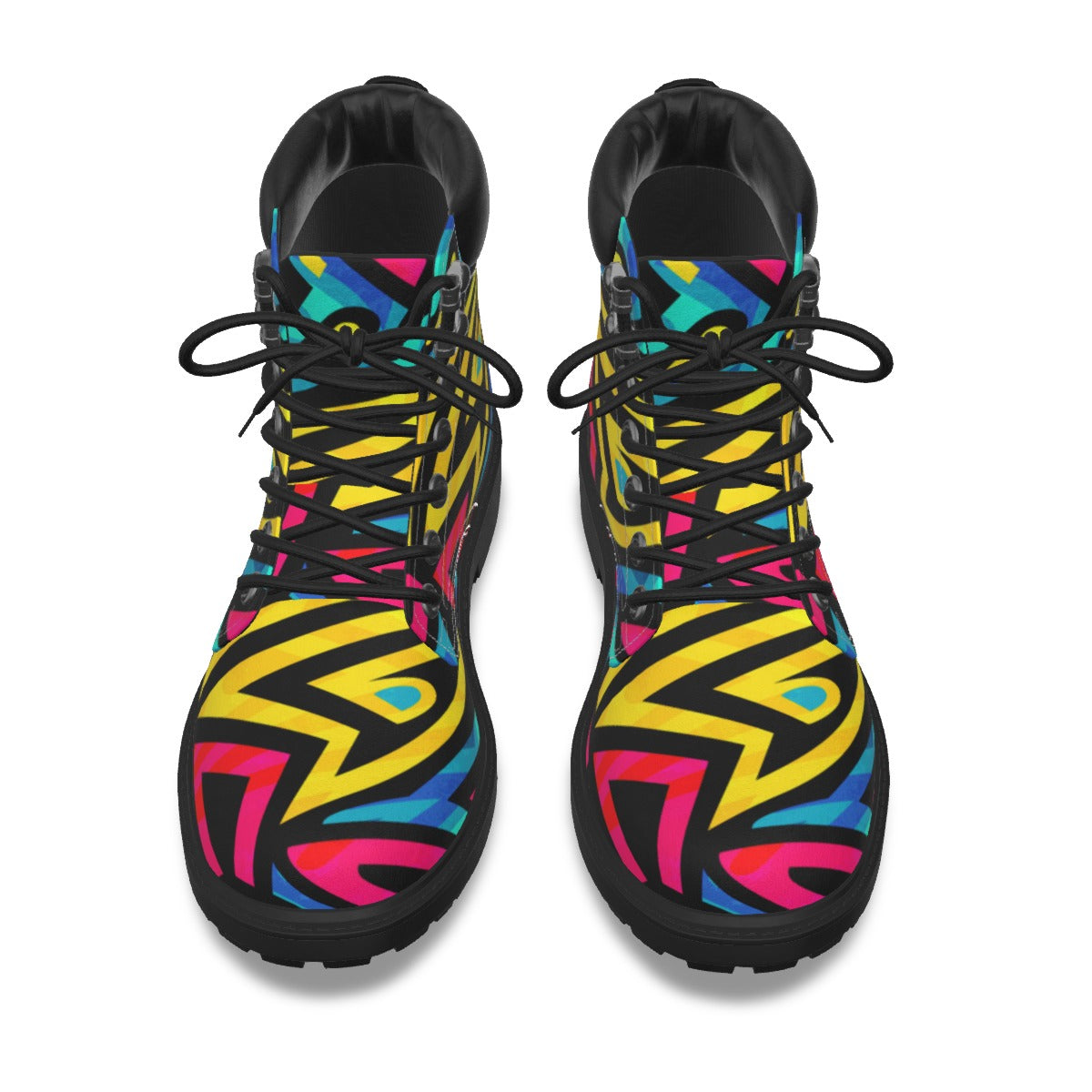 Graffiti Style Women's Short Boots