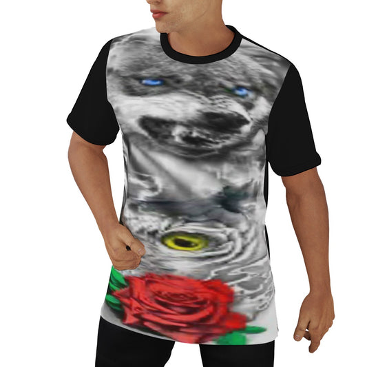 Men's Tattoo Style O-Neck T-Shirt