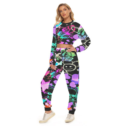 Women's Too Cool Crop Sweatshirt Suit