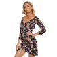 Spring Time Women's Off-shoulder Long Sleeve Dress